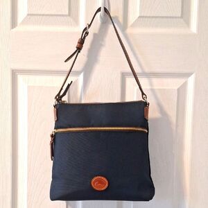 Dooney & Bourke Navy nylon shoulder bag purse